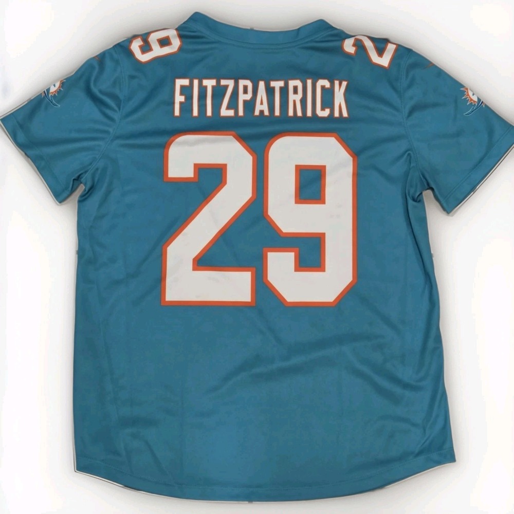 Nike Miami Dolphins Minkah Fitzpatrick #29 Womens Jersey Size Medium Aqua Teal